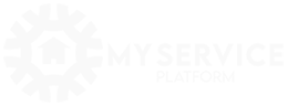 Logo My Service Platform blanco
